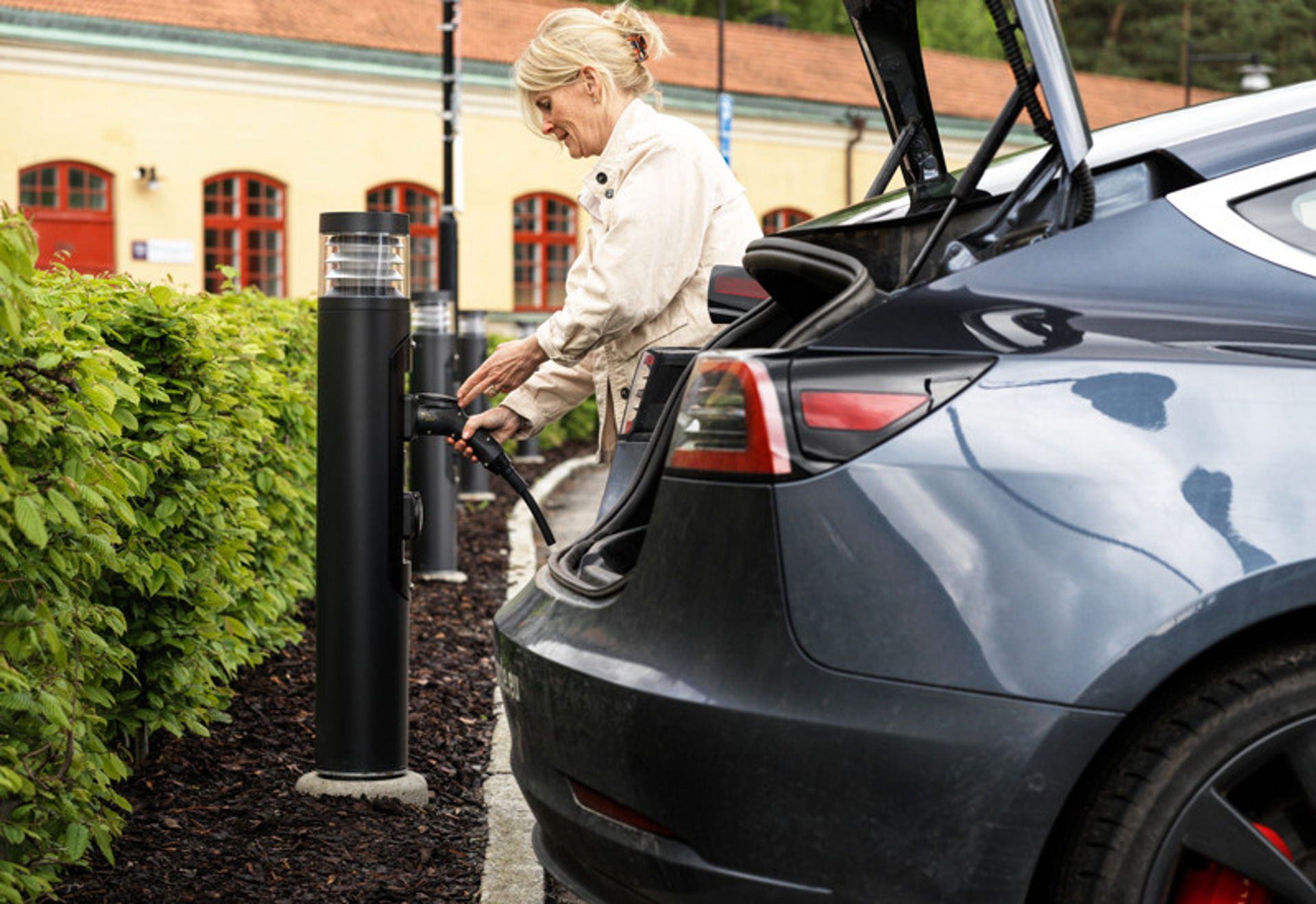 Beviljat klimatinvesteringsstöd för laddstolpar i Halmstad